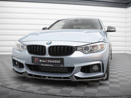 Maxton Design Front Splitter V.4 BMW 4 Coupe / Gran Coupe / Cabrio M-Pack F32 / F36 / F33 - BM-4-F32-MPACK-FD4G - Image 2