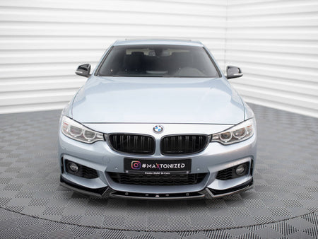 Front Splitter V.4 BMW 4 Coupe / Gran Coupe / Cabrio M-Pack F32 / F36 / F33