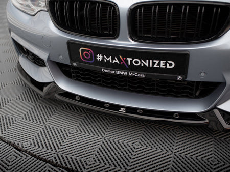 Maxton Design Front Splitter V.4 BMW 4 Coupe / Gran Coupe / Cabrio M-Pack F32 / F36 / F33 - BM-4-F32-MPACK-FD4G - Image 4