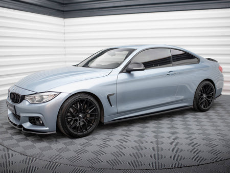 Maxton Design Side Skirts Diffusers V.3 BMW 4 Coupe / Gran Coupe / Cabrio M-Sport F32 / F36 / F33 - BM-4-F32-MPACK-SD3G - Image 2