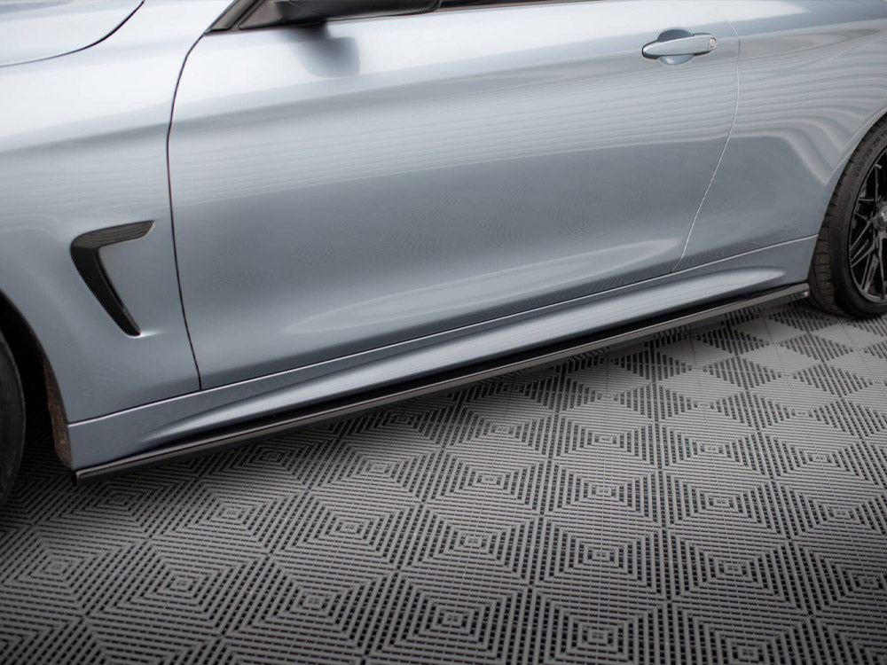 Maxton Design Side Skirts Diffusers V.3 BMW 4 Coupe / Gran Coupe / Cabrio M-Sport F32 / F36 / F33 - BM-4-F32-MPACK-SD3G - Image 3