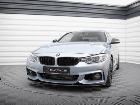 Maxton Design Street PRO Front Splitter BMW 4 Coupe / Gran Coupe / Cabrio M-Pack F32 / F36 / F33 - BM4F32MPACKCNC-FD4B - Image 2