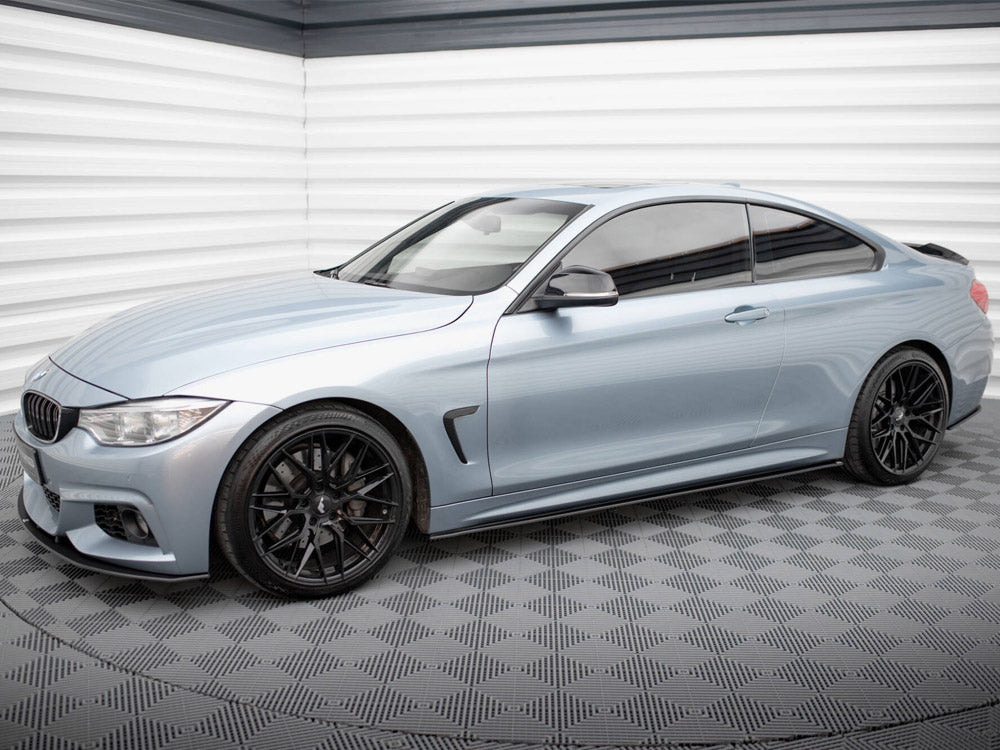 Maxton Design Street PRO Side Skirts Diffusers BMW 4 Coupe / Gran Coupe / Cabrio M-Pack F32 / F36 / F33 - BM4F32MPACKCNC-SD2B - Image 2