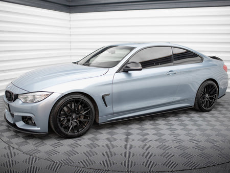 Maxton Design Street PRO Side Skirts Diffusers BMW 4 Coupe / Gran Coupe / Cabrio M-Pack F32 / F36 / F33 - BM4F32MPACKCNC-SD2B - Image 2