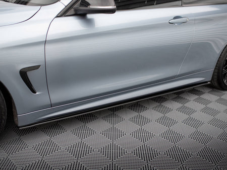 Maxton Design Street PRO Side Skirts Diffusers BMW 4 Coupe / Gran Coupe / Cabrio M-Pack F32 / F36 / F33 - BM4F32MPACKCNC-SD2B - Image 3