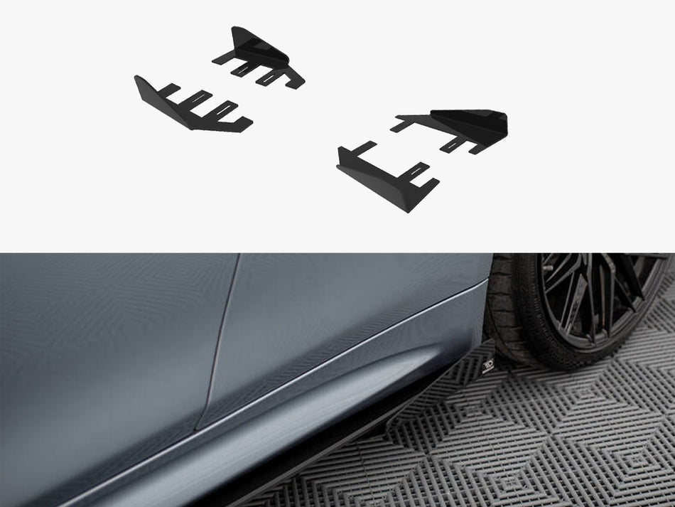 Maxton Design Side Flaps BMW 4 Coupe / Gran Coupe / Cabrio M-Pack F32 / F36 / F33 - BM4F32MPACKCNC-SF1G - Image 1