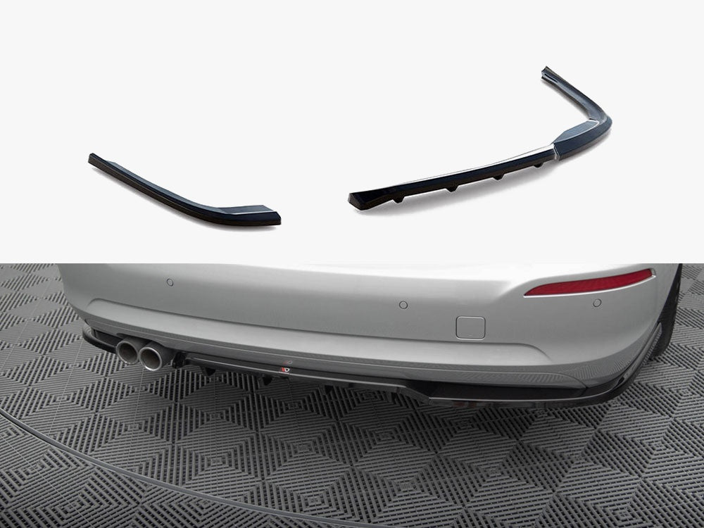 Maxton Design Central Rear Splitter (Vertical Bars) BMW 3 GT F34 Facelift - BM-3-34F-GT-RSD1G+RD1G - Image 1