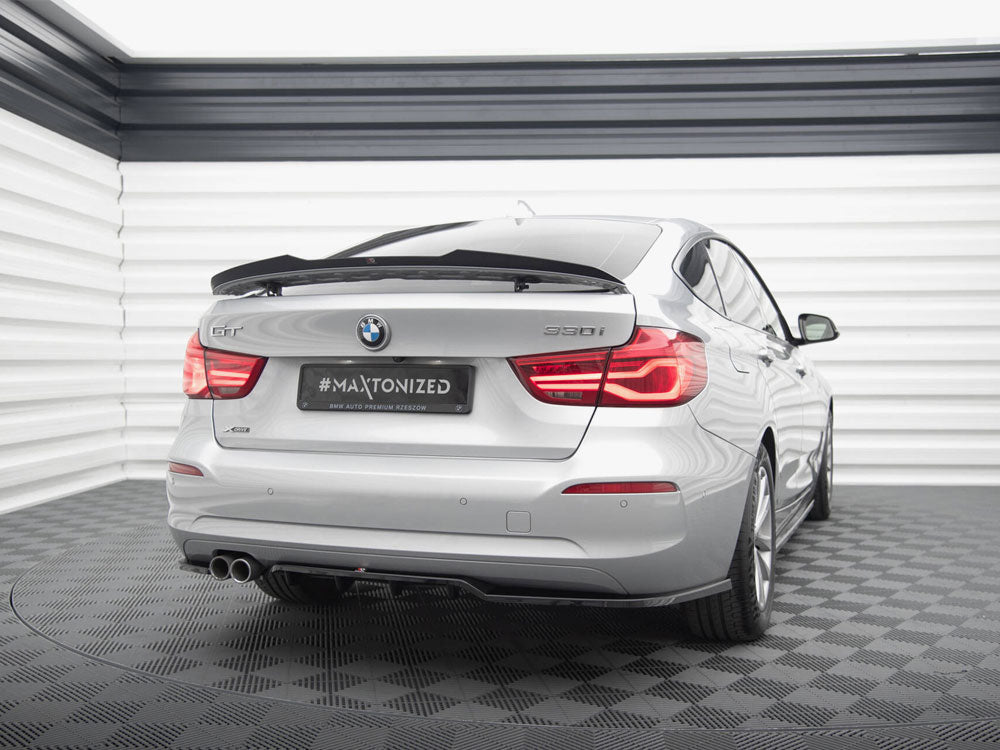 Maxton Design Central Rear Splitter (Vertical Bars) BMW 3 GT F34 Facelift - BM-3-34F-GT-RSD1G+RD1G - Image 2