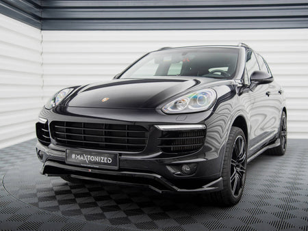 Maxton Design Front Splitter Porsche Cayenne Mk2 Facelift - PO-CAY-2F-FD1G+FD1RG - Image 2
