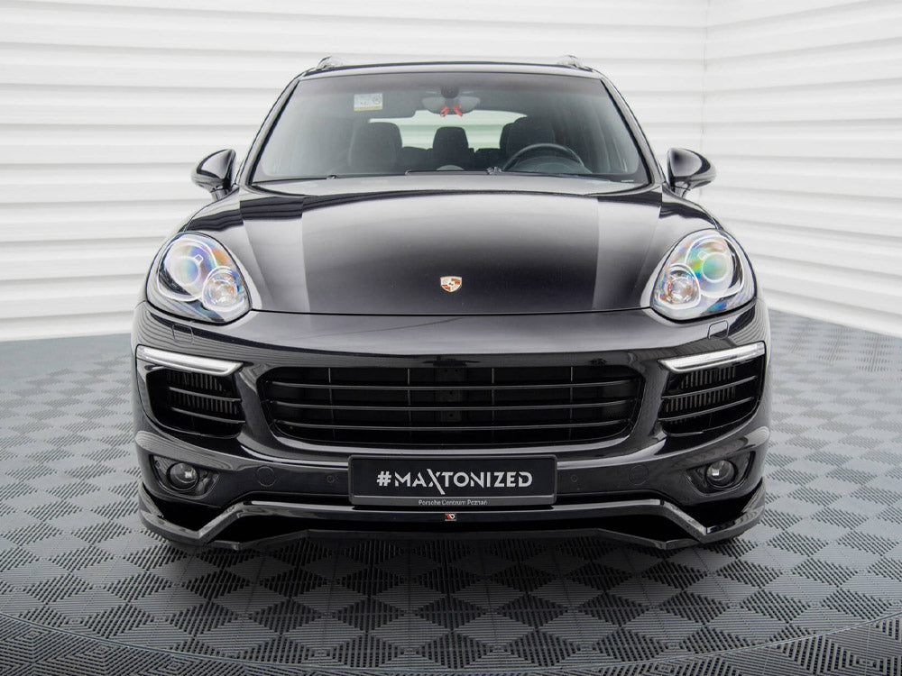 Maxton Design Front Splitter Porsche Cayenne Mk2 Facelift - PO-CAY-2F-FD1G+FD1RG - Image 3