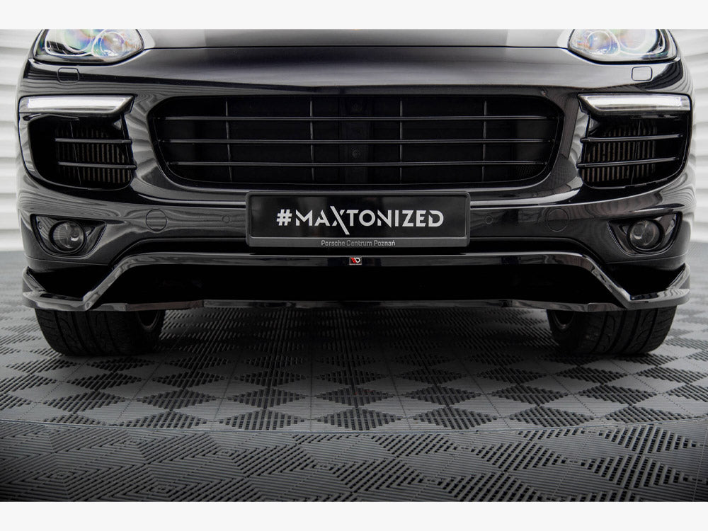 Maxton Design Front Splitter Porsche Cayenne Mk2 Facelift - PO-CAY-2F-FD1G+FD1RG - Image 4