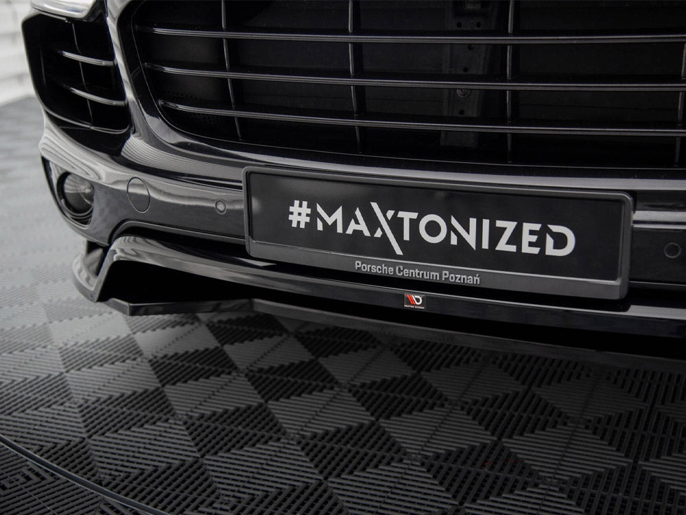 Maxton Design Front Splitter Porsche Cayenne Mk2 Facelift - PO-CAY-2F-FD1G+FD1RG - Image 5