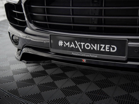 Maxton Design Front Splitter Porsche Cayenne Mk2 Facelift - PO-CAY-2F-FD1G+FD1RG - Image 5