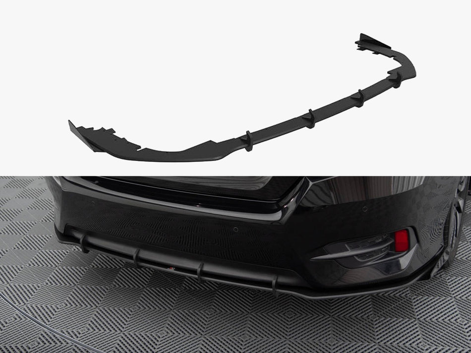 Maxton Design Street PRO Rear Diffuser + Flaps Honda Civic Mk10 - HOCI10CNC-RS1B+RSF1G - Image 1