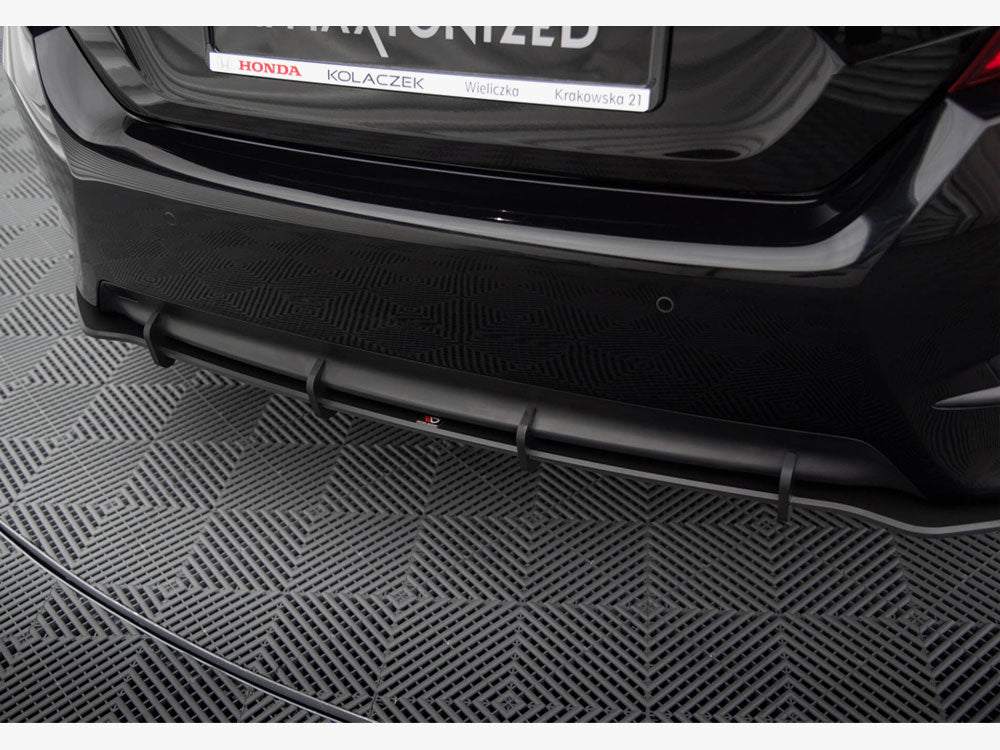 Maxton Design Street PRO Rear Diffuser Honda Civic Mk10 - HOCI10CNC-RS1B - Image 4