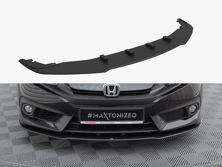 Maxton Design Street PRO Front Splitter Honda Civic Mk10 - HOCI10CNC-FD1B - Image 1