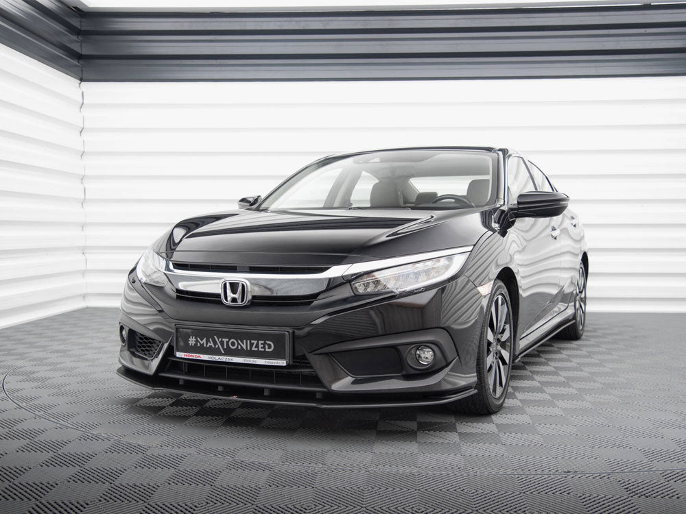 Maxton Design Street PRO Front Splitter Honda Civic Mk10 - HOCI10CNC-FD1B - Image 2