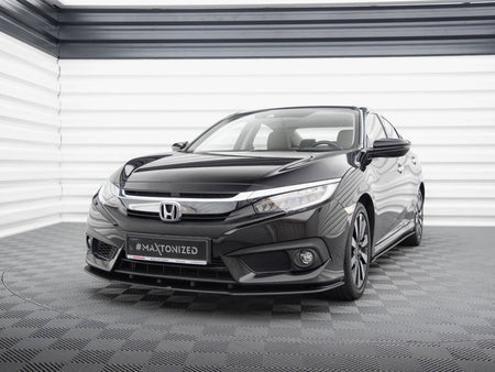 Maxton Design Street PRO Front Splitter Honda Civic Mk10 - HOCI10CNC-FD1B - Image 2