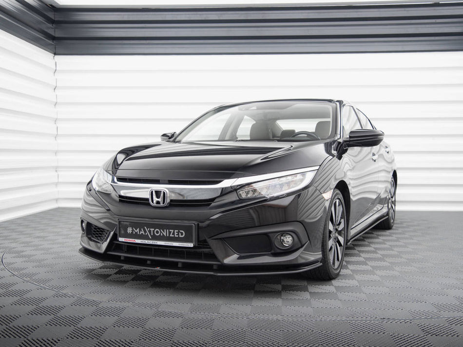 Maxton Design Street PRO Front Splitter Honda Civic Mk10 - HOCI10CNC-FD1B - Image 2