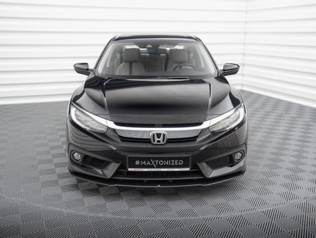 Maxton Design Street PRO Front Splitter Honda Civic Mk10 - HOCI10CNC-FD1B - Image 3