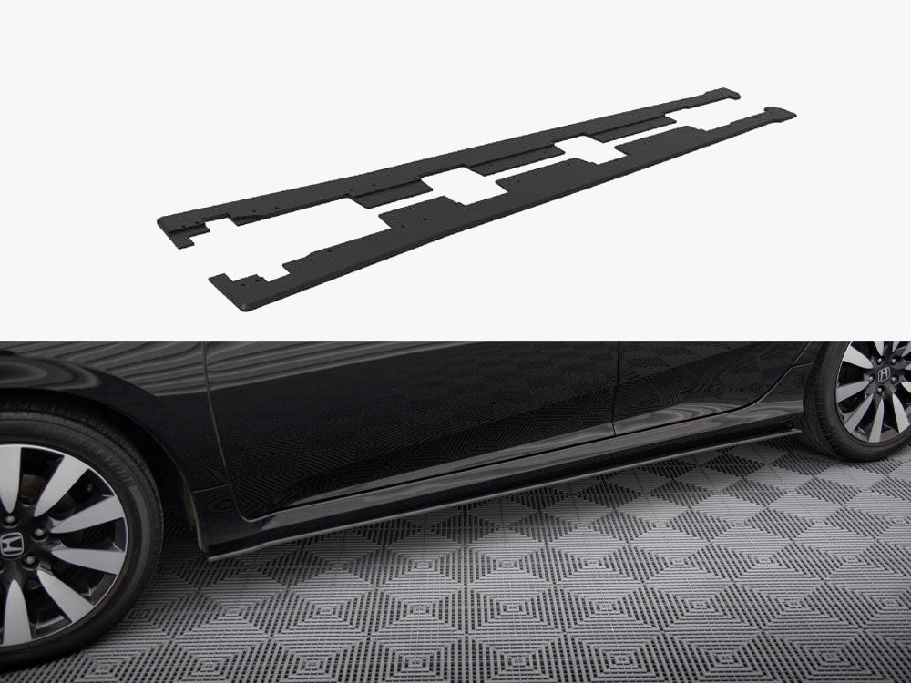 Maxton Design Street PRO Side Skirts Diffusers Honda Civic Mk10 - HOCI10CNC-SD1B - Image 1