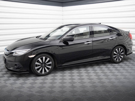 Maxton Design Street PRO Side Skirts Diffusers Honda Civic Mk10 - HOCI10CNC-SD1B - Image 2