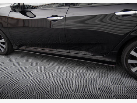 Maxton Design Street PRO Side Skirts Diffusers Honda Civic Mk10 - HOCI10CNC-SD1B - Image 4