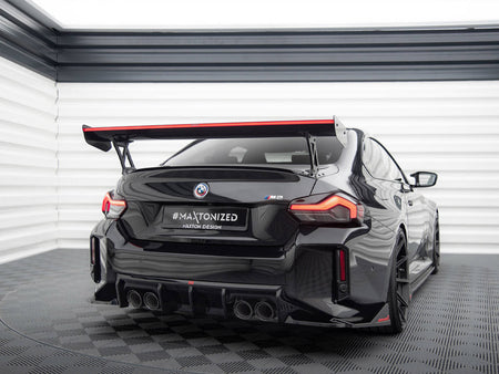 Maxton Design Carbon Fiber Spoiler + LED Light BMW M2 G87 / M240i / 2 M-Pack / 2 Standard G42 - CF-BM-M2-G87-WING5-245-P+LED - Image 7