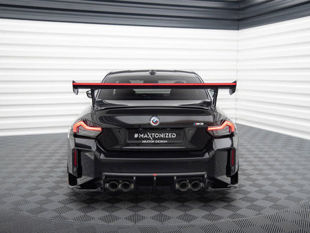 Maxton Design Carbon Fiber Spoiler + LED Light BMW M2 G87 / M240i / 2 M-Pack / 2 Standard G42 - CF-BM-M2-G87-WING5-245-P+LED - Image 8