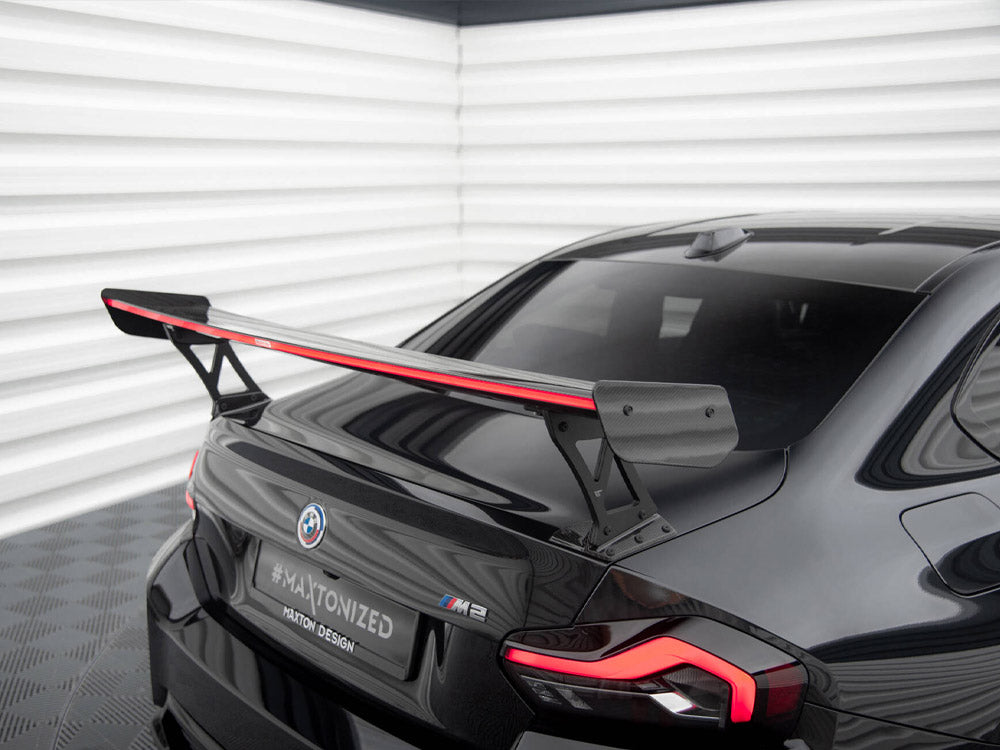 Maxton Design Carbon Fiber Spoiler + LED Light BMW M2 G87 / M240i / 2 M-Pack / 2 Standard G42 - CF-BM-M2-G87-WING5-245-P+LED - Image 9