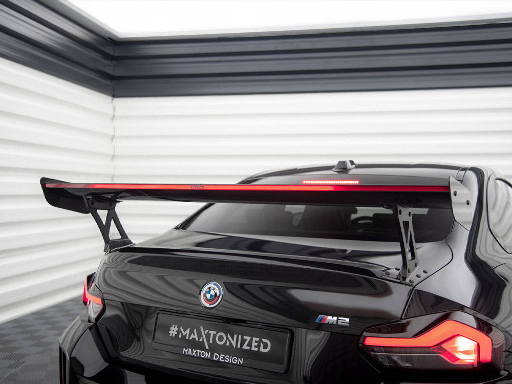 Maxton Design Carbon Fiber Spoiler + LED Light BMW M2 G87 / M240i / 2 M-Pack / 2 Standard G42 - CF-BM-M2-G87-WING5-245-P+LED - Image 11
