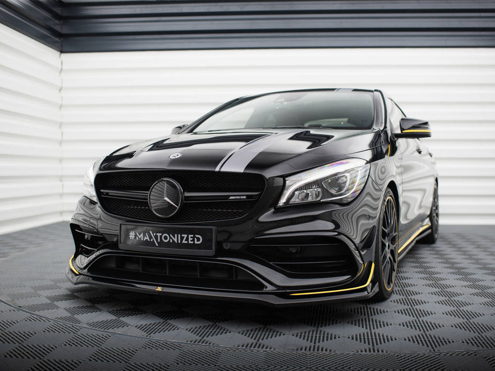 Maxton Design Front Splitter V.3 Mercedes-AMG CLA 45 Aero C117 Facelift - ME-CLA-117-45-AMG-AERO-FD1G - Image 2