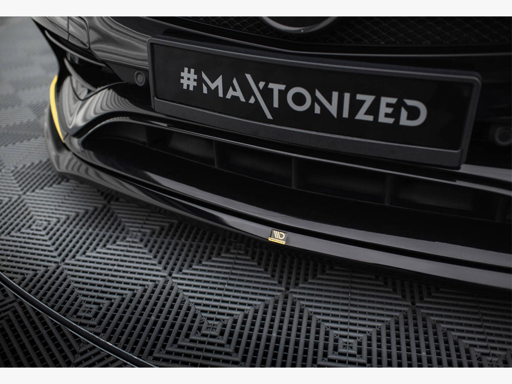 Maxton Design Front Splitter V.3 Mercedes-AMG CLA 45 Aero C117 Facelift - ME-CLA-117-45-AMG-AERO-FD1G - Image 4