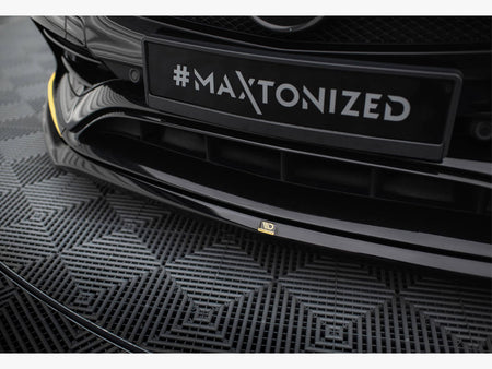 Maxton Design Front Splitter V.3 Mercedes-AMG CLA 45 Aero C117 Facelift - ME-CLA-117-45-AMG-AERO-FD1G - Image 4