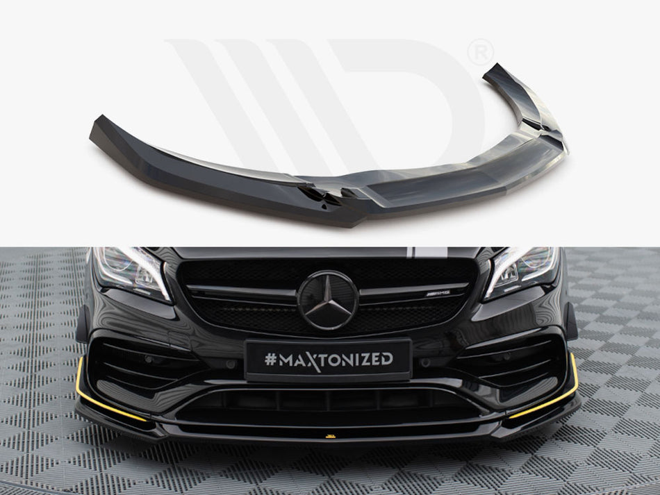 MAXTON DESIGN Front Splitter V.4 Mercedes-AMG CLA 45 Aero C117 Facelift