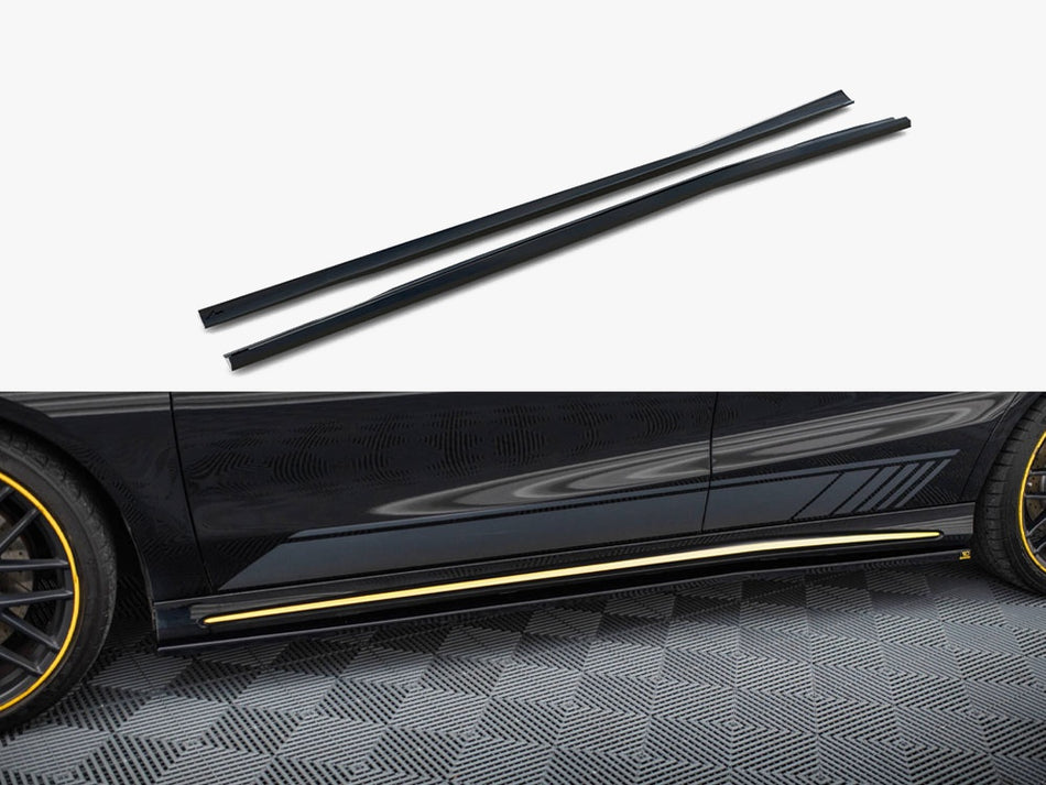 Maxton Design Side Skirts Diffusers Mercedes-AMG CLA 45 C117 Facelift - ME-CLA-117-45-AMG-AERO-SD1G - Image 1