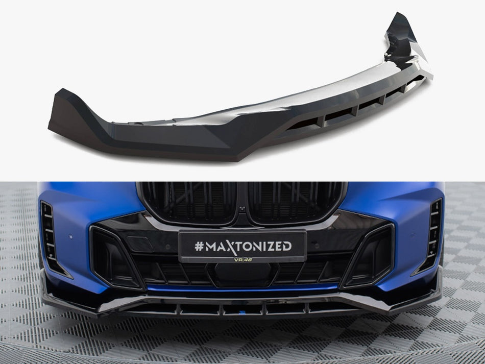 Maxton Design Front Splitter V.2 BMW X5 M-Pack G05 Facelift - BM-X5-05F-MPACK-FD2G+FD2RG - Image 1