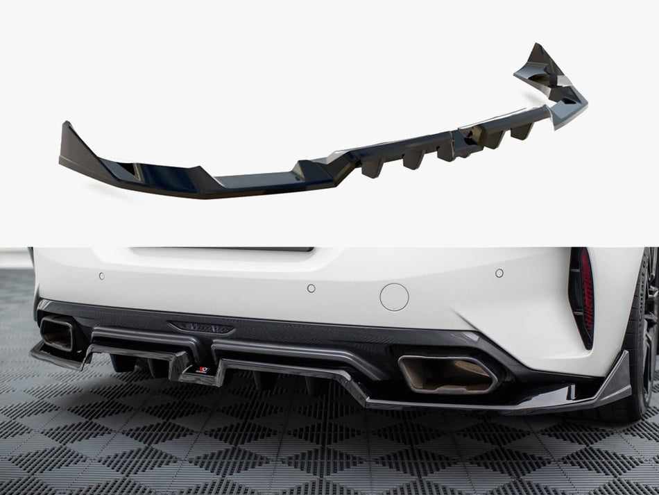 Maxton Design Central Rear Splitter (Vertical Bars) BMW Z4 M40i G29 - BM-Z4-29F-M-RD1G+RD2G - Image 1