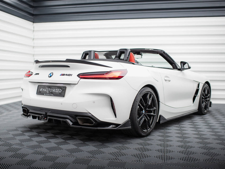 Maxton Design Central Rear Splitter (Vertical Bars) BMW Z4 M40i G29 - BM-Z4-29F-M-RD1G+RD2G - Image 2