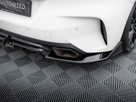 Maxton Design Central Rear Splitter (Vertical Bars) BMW Z4 M40i G29 - BM-Z4-29F-M-RD1G+RD2G - Image 4