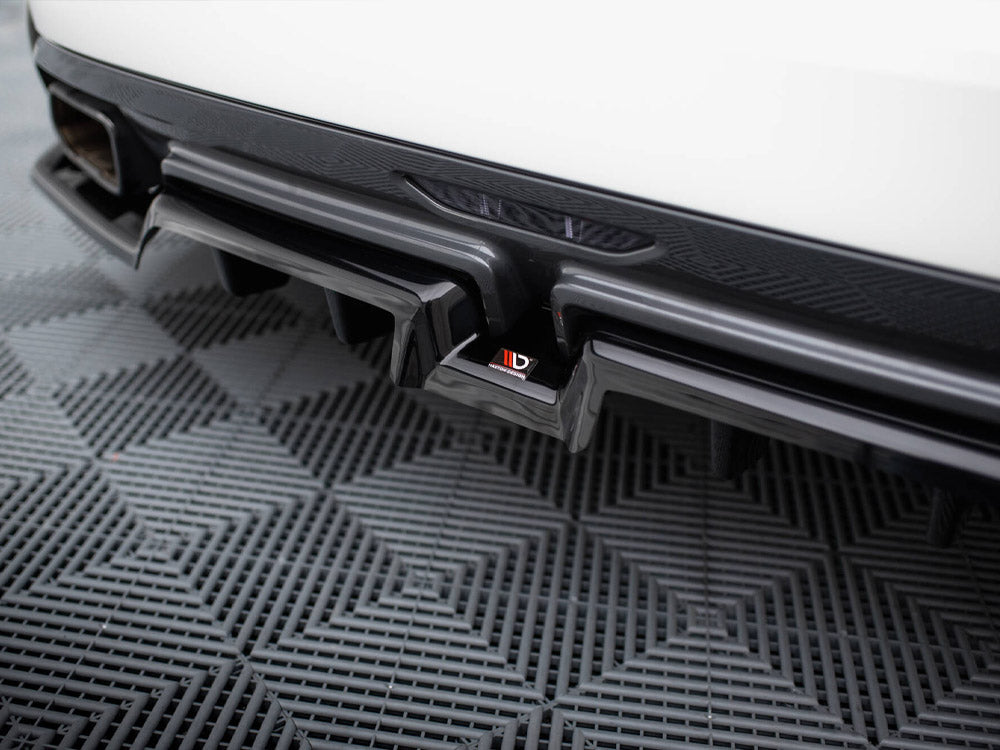 Maxton Design Central Rear Splitter (Vertical Bars) BMW Z4 M40i G29 - BM-Z4-29F-M-RD1G+RD2G - Image 6