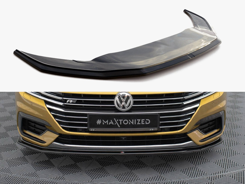Maxton Design Front Splitter V.1 VW Arteon R-Line - VW-AR-1-RLINE-FD1G - Image 1