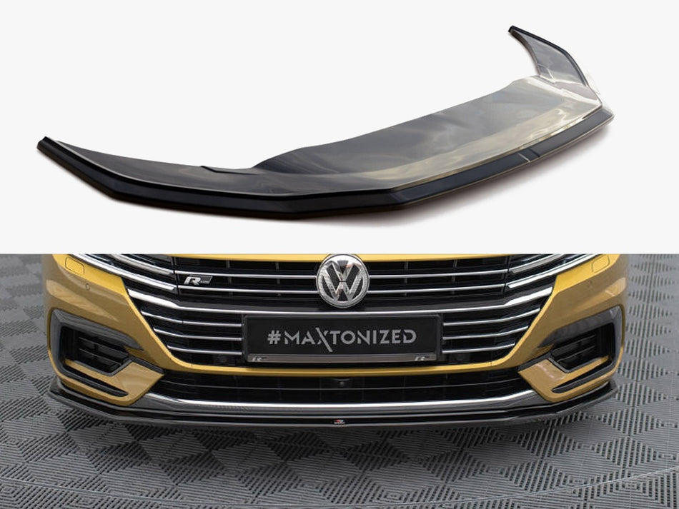 Maxton Design Front Splitter V.1 VW Arteon R-Line - VW-AR-1-RLINE-FD1G - Image 1