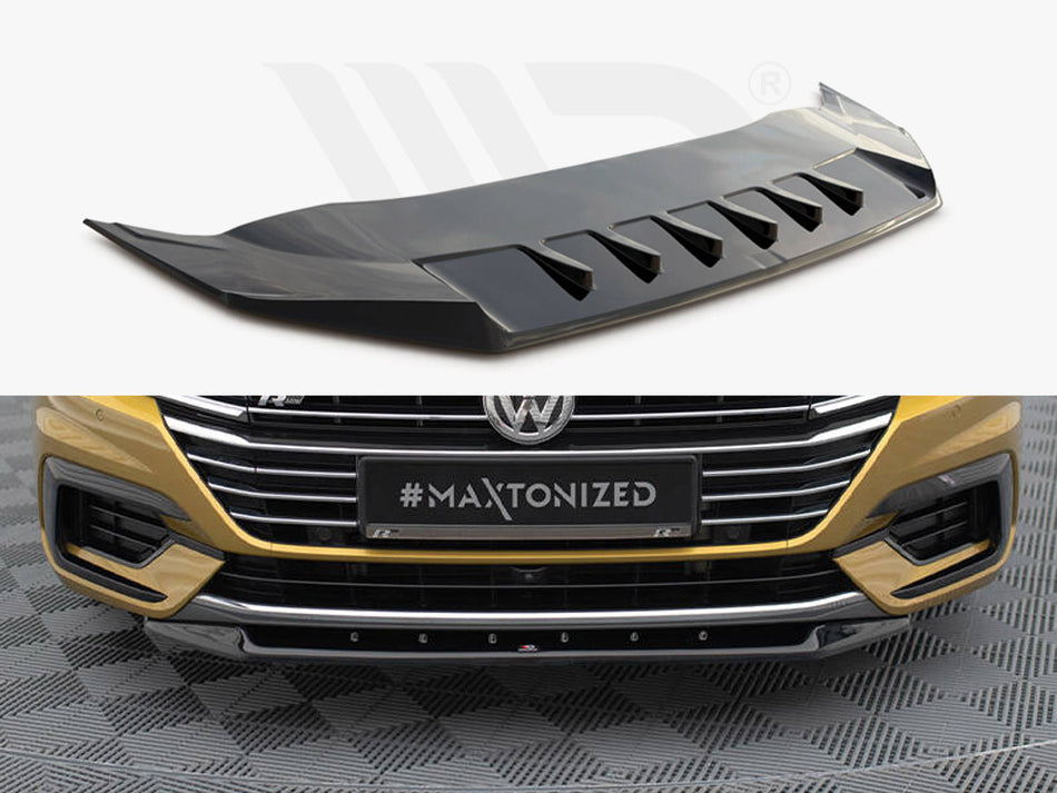 MAXTON DESIGN Front Splitter V.2 VW Arteon R-Line - Textured