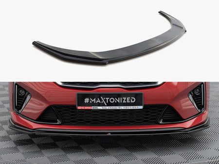 Maxton Design Front Splitter V.1 Kia Ceed GT / GT-Line Mk3 / ProCeed Mk1 - KI-CE-3-PRO-GT-FD1G - Image 1