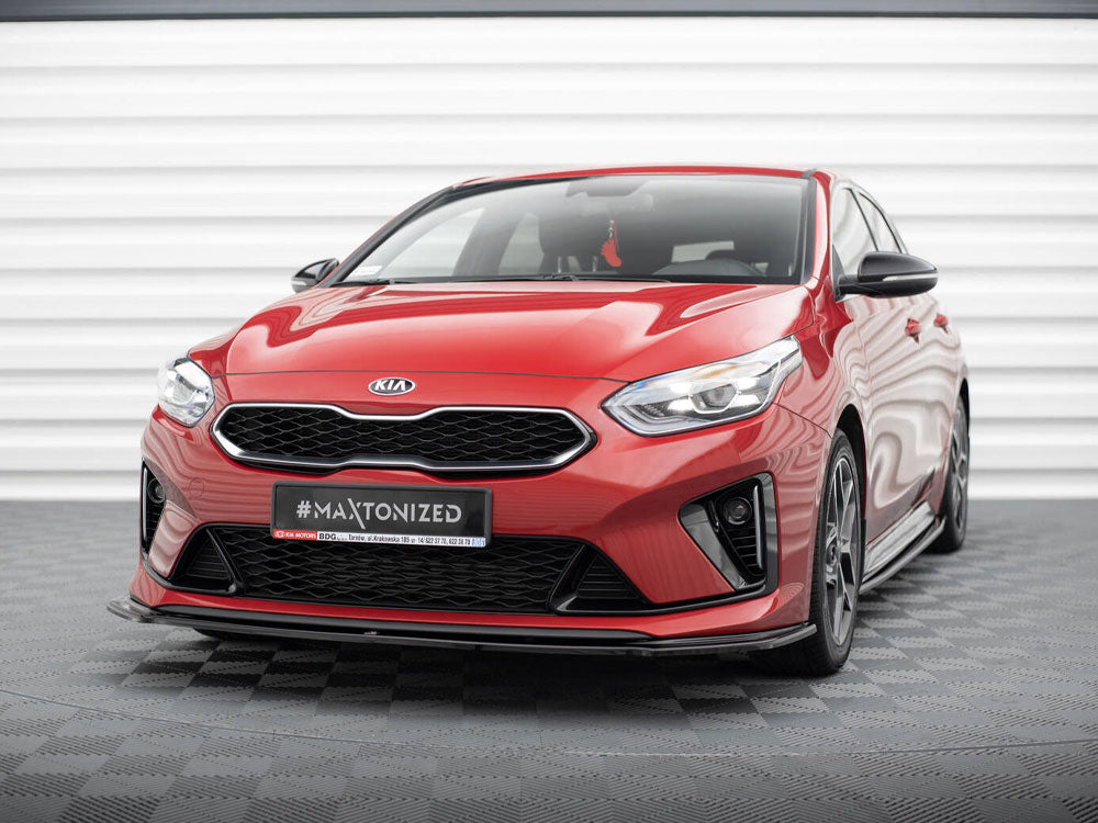Maxton Design Front Splitter V.1 Kia Ceed GT / GT-Line Mk3 / ProCeed Mk1 - KI-CE-3-PRO-GT-FD1G - Image 2