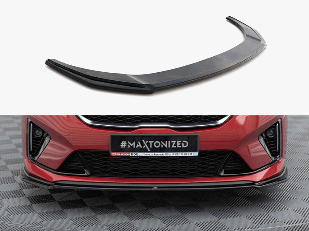 Maxton Design Front Splitter V.2 Kia Ceed GT / GT-Line Mk3 / ProCeed Mk1 - KI-CE-3-PRO-GT-FD2G - Image 1