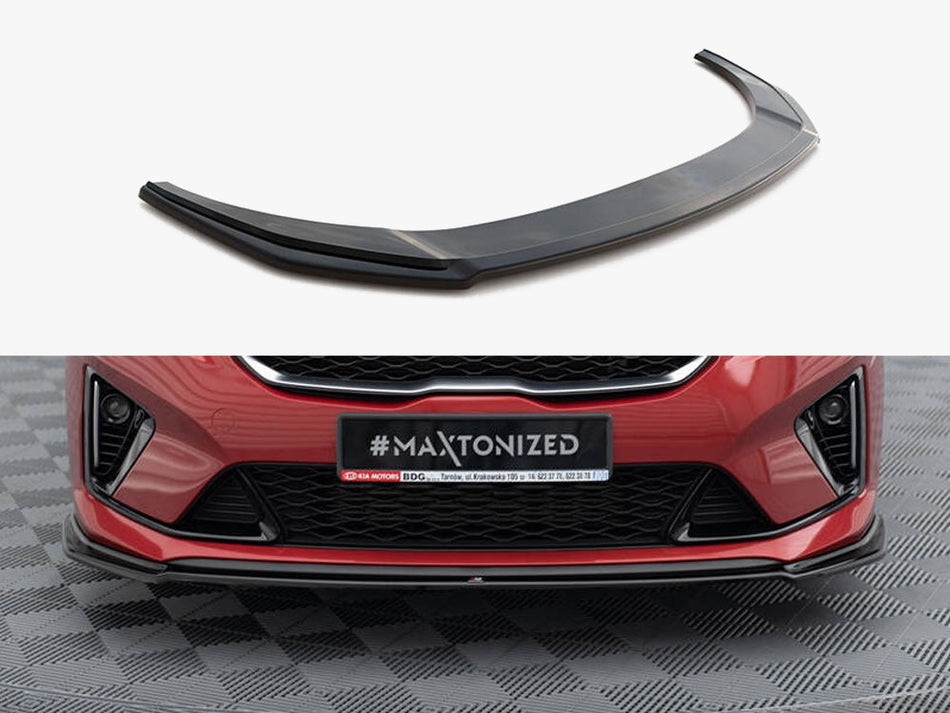 Maxton Design Front Splitter V.2 Kia Ceed GT / GT-Line Mk3 / ProCeed Mk1 - KI-CE-3-PRO-GT-FD2G - Image 1