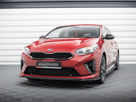 Maxton Design Front Splitter V.2 Kia Ceed GT / GT-Line Mk3 / ProCeed Mk1 - KI-CE-3-PRO-GT-FD2G - Image 2
