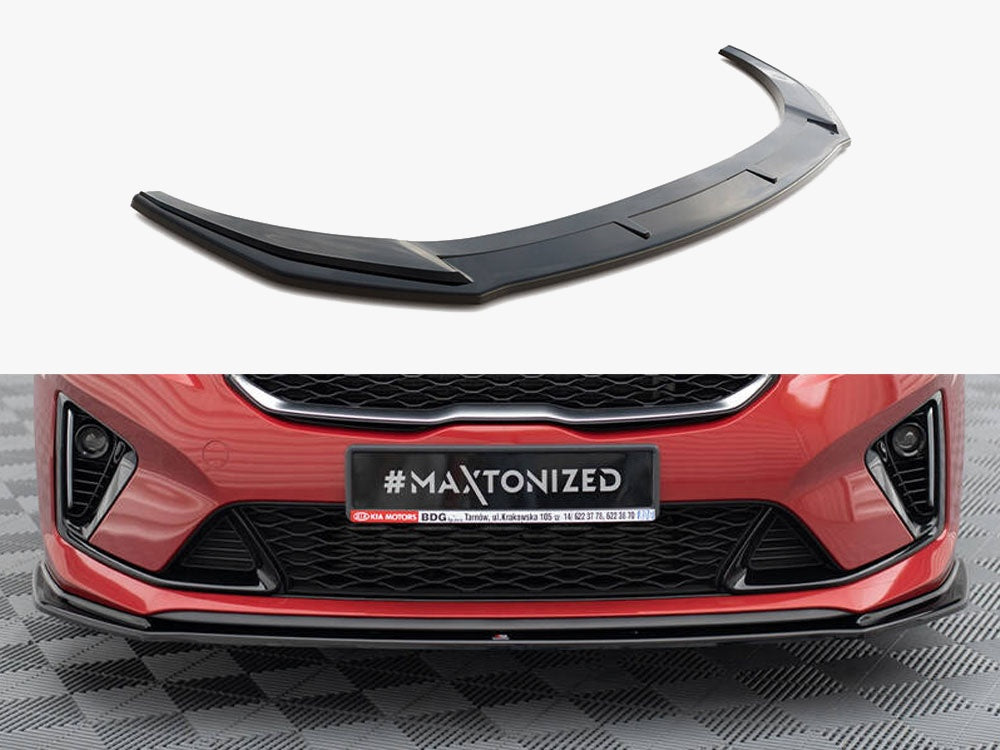 Maxton Design Front Splitter V.3 Kia Ceed GT / GT-Line Mk3 / ProCeed Mk1 - KI-CE-3-PRO-GT-FD3G - Image 1